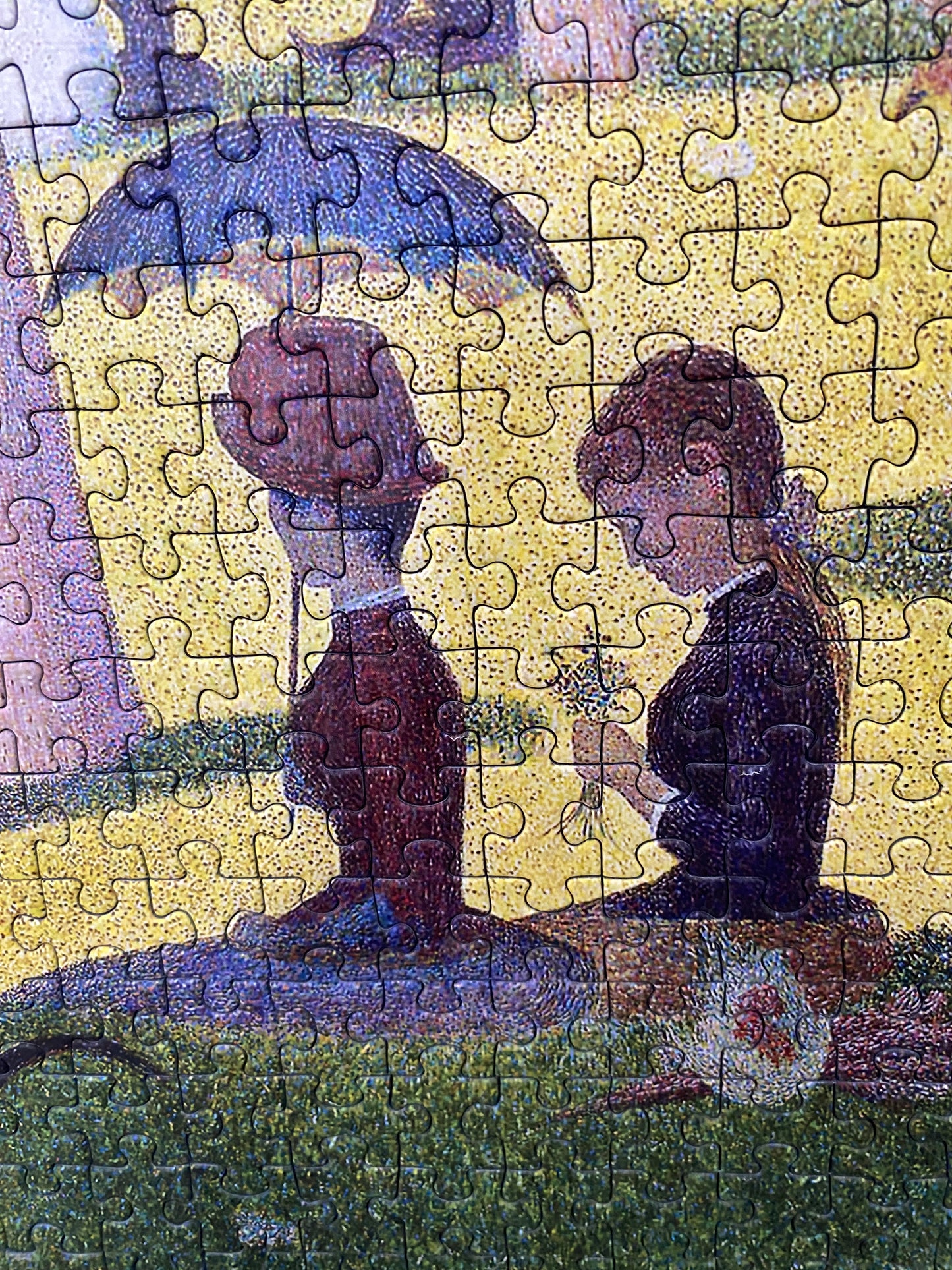 Framed 1000 Pieces Puzzle of A Sunday Afternoon on the Island 27”x20”