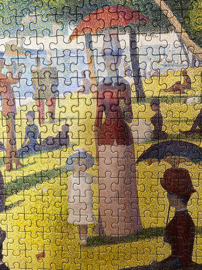 Framed 1000 Pieces Puzzle of A Sunday Afternoon on the Island 27”x20”