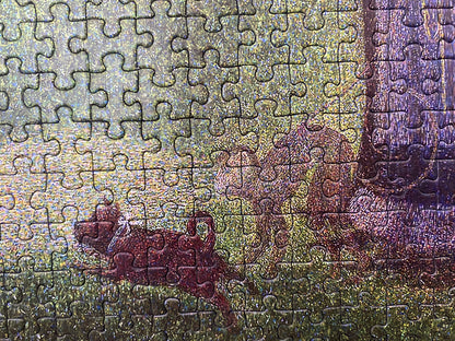 Framed 1000 Pieces Puzzle of A Sunday Afternoon on the Island 27”x20”